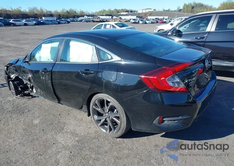 2021 Honda Civic Sport z USA, uszkodzony, nr VIN 2HGFC2F80MH546231